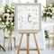 Parlor Signature Mat Picture Frame, Photo Frame Wedding Guest Book Alternative, Autograph Picture Mat for Signature Board, Wedding Celebrations Graduations Support Encouragement or Retirement
